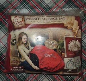 Santa's Bags Wreath Storage Bag